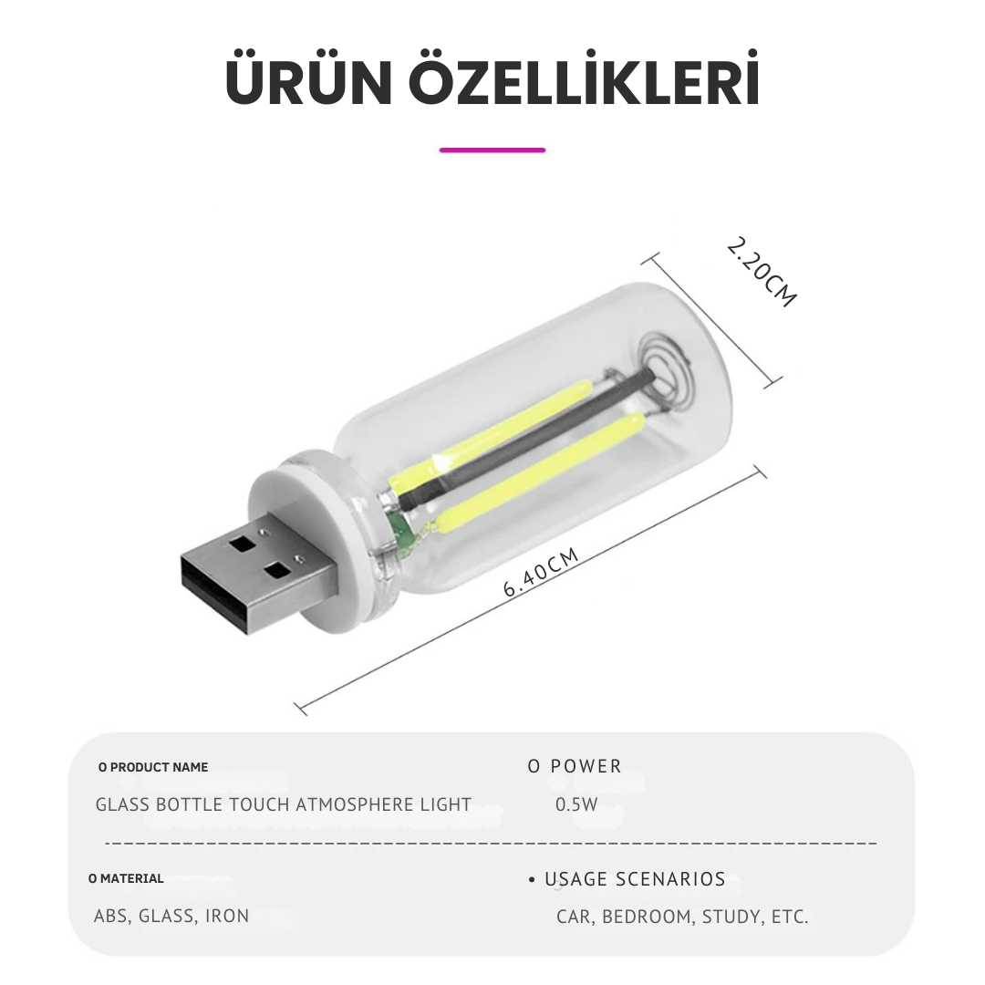 Retro Lamp - Dokunmatik Parlaklık Ayarlı Akıllı Ampul